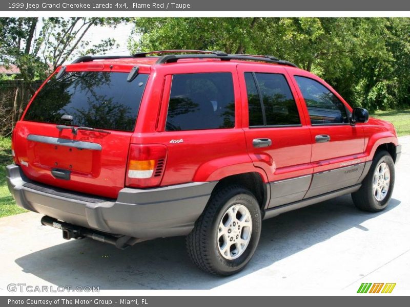 Flame Red / Taupe 1999 Jeep Grand Cherokee Laredo 4x4