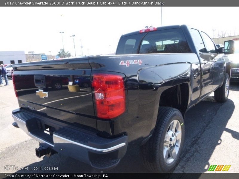 Black / Dark Ash/Jet Black 2017 Chevrolet Silverado 2500HD Work Truck Double Cab 4x4