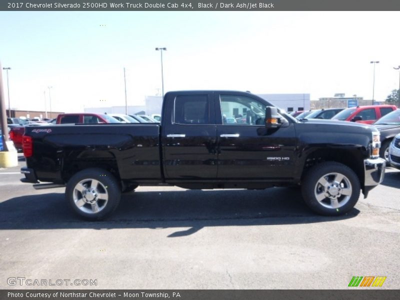 Black / Dark Ash/Jet Black 2017 Chevrolet Silverado 2500HD Work Truck Double Cab 4x4