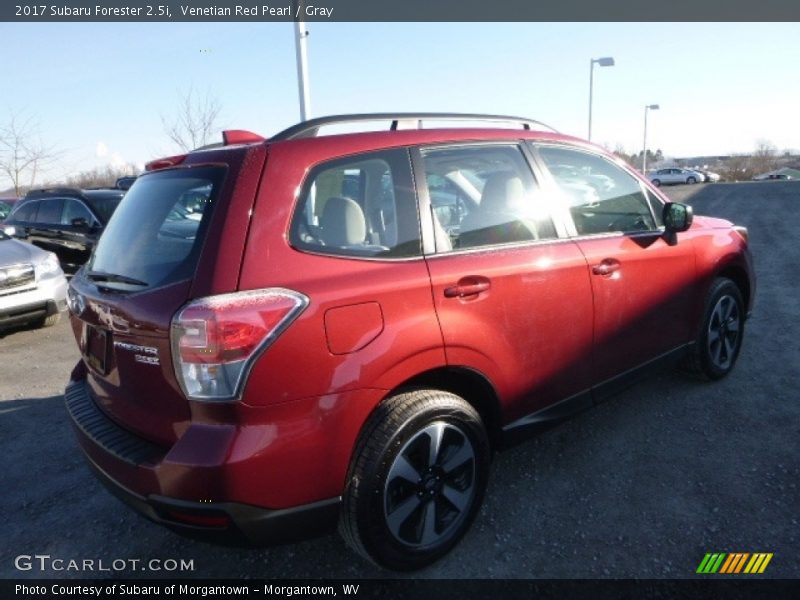 Venetian Red Pearl / Gray 2017 Subaru Forester 2.5i