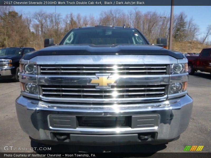 Black / Dark Ash/Jet Black 2017 Chevrolet Silverado 2500HD Work Truck Double Cab 4x4