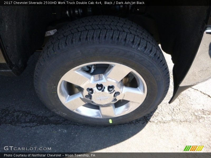 Black / Dark Ash/Jet Black 2017 Chevrolet Silverado 2500HD Work Truck Double Cab 4x4
