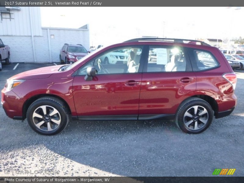 Venetian Red Pearl / Gray 2017 Subaru Forester 2.5i