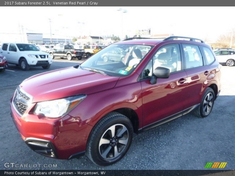 Venetian Red Pearl / Gray 2017 Subaru Forester 2.5i