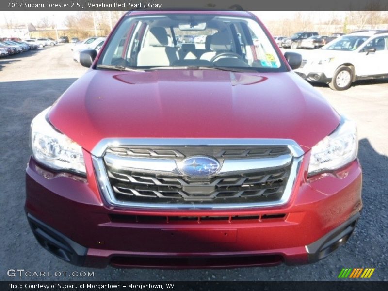 Venetian Red Pearl / Gray 2017 Subaru Forester 2.5i