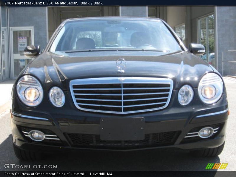 Black / Black 2007 Mercedes-Benz E 350 4Matic Sedan