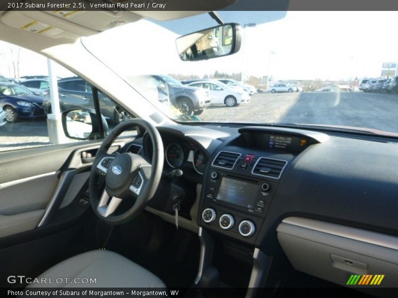 Venetian Red Pearl / Gray 2017 Subaru Forester 2.5i