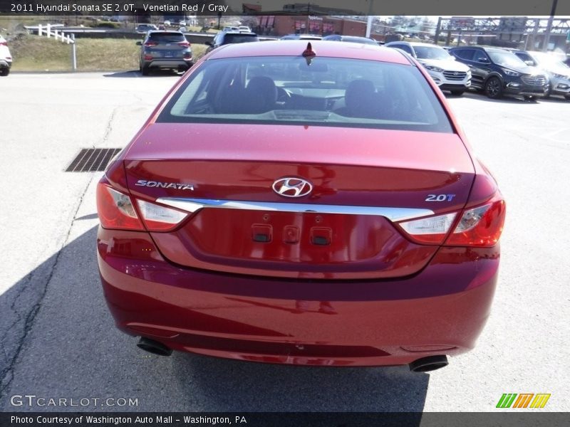 Venetian Red / Gray 2011 Hyundai Sonata SE 2.0T
