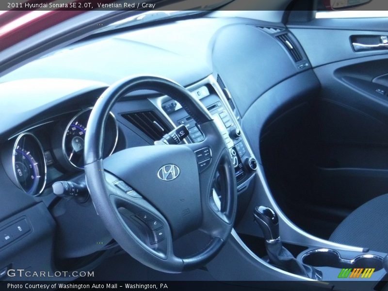 Venetian Red / Gray 2011 Hyundai Sonata SE 2.0T