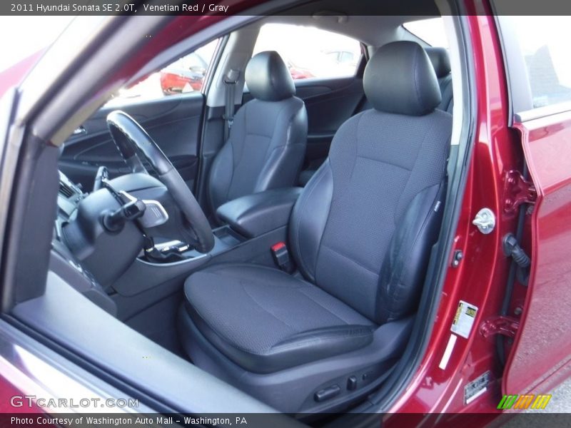 Venetian Red / Gray 2011 Hyundai Sonata SE 2.0T