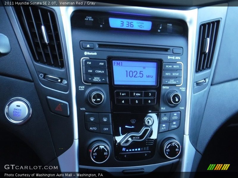Venetian Red / Gray 2011 Hyundai Sonata SE 2.0T