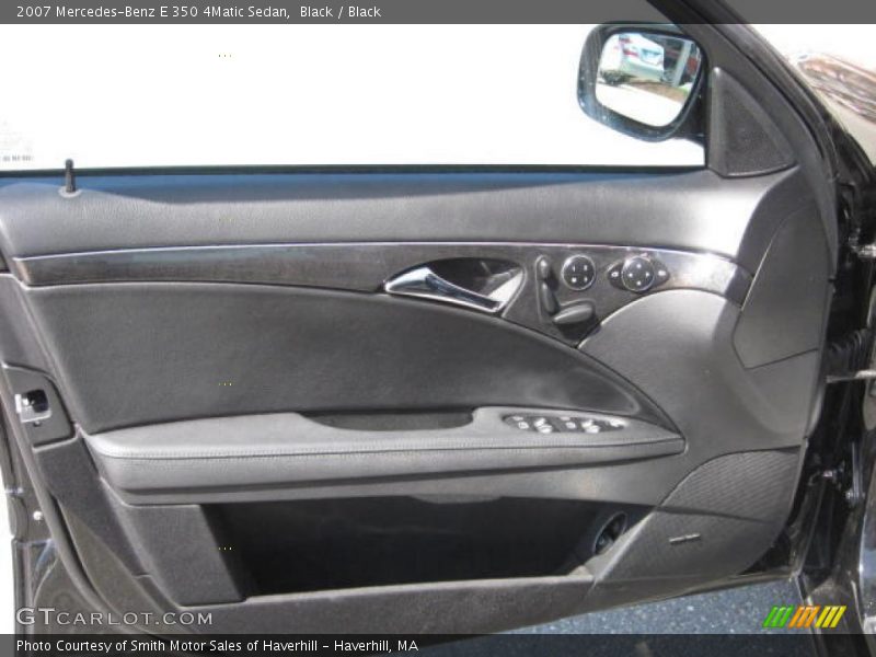 Black / Black 2007 Mercedes-Benz E 350 4Matic Sedan