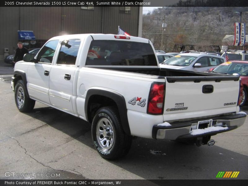 Summit White / Dark Charcoal 2005 Chevrolet Silverado 1500 LS Crew Cab 4x4