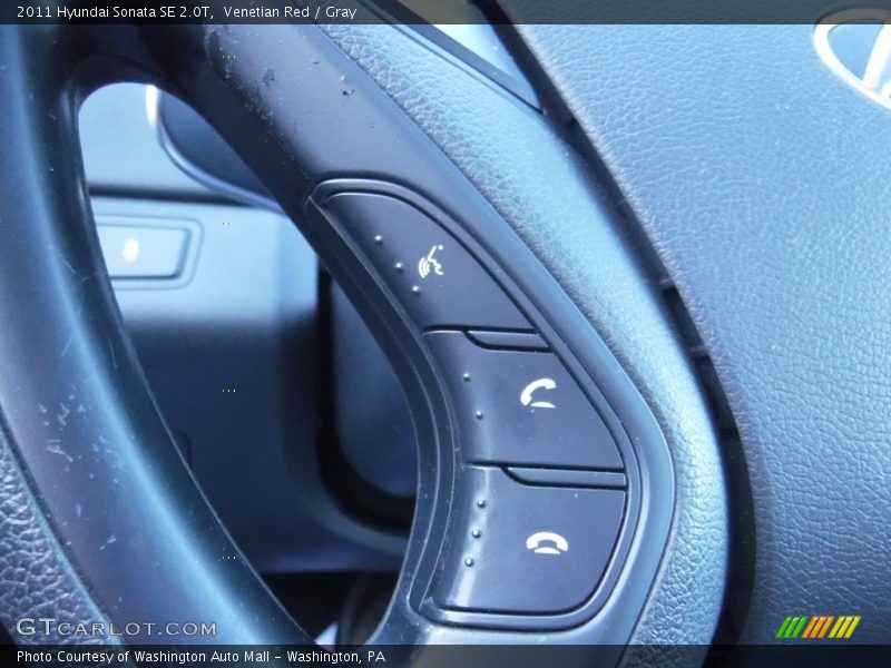 Venetian Red / Gray 2011 Hyundai Sonata SE 2.0T