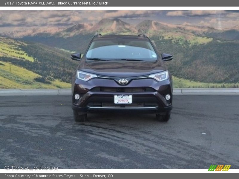 Black Current Metallic / Black 2017 Toyota RAV4 XLE AWD