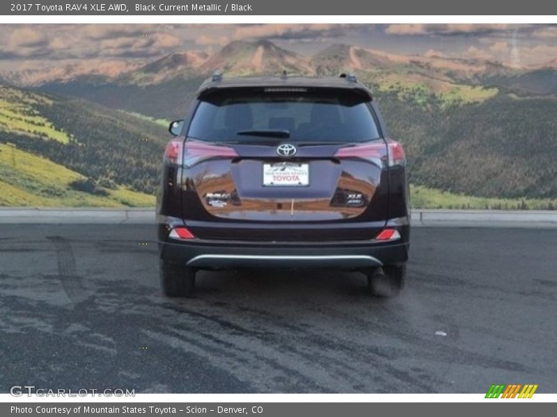 Black Current Metallic / Black 2017 Toyota RAV4 XLE AWD