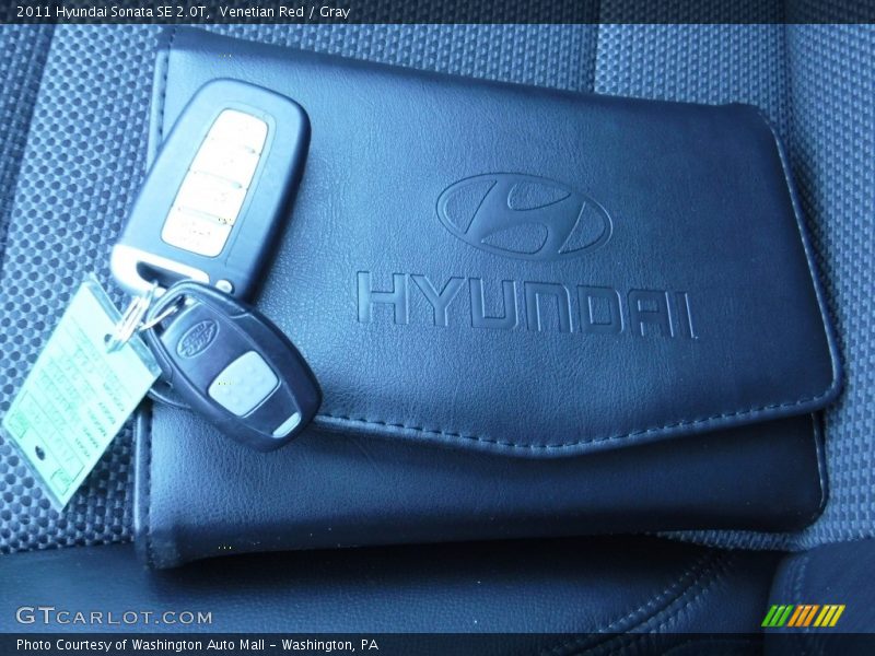 Venetian Red / Gray 2011 Hyundai Sonata SE 2.0T