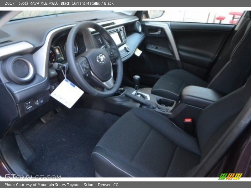 Black Current Metallic / Black 2017 Toyota RAV4 XLE AWD