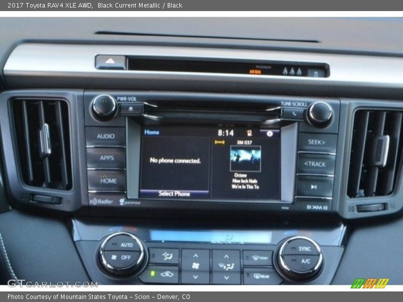 Black Current Metallic / Black 2017 Toyota RAV4 XLE AWD