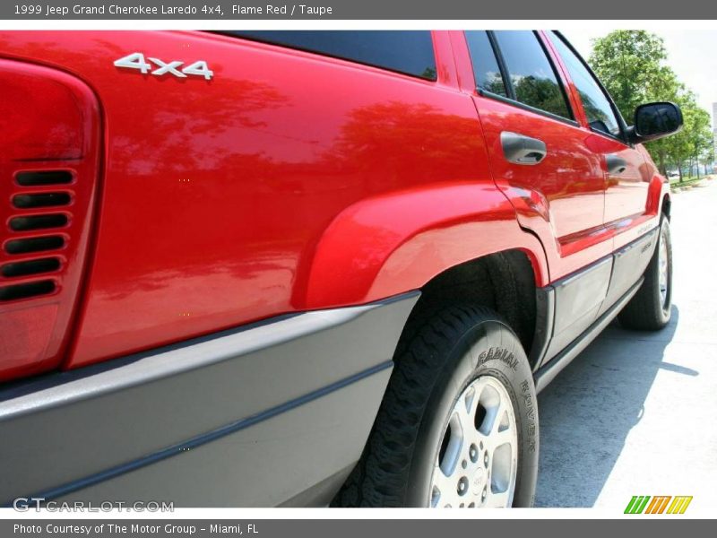 Flame Red / Taupe 1999 Jeep Grand Cherokee Laredo 4x4