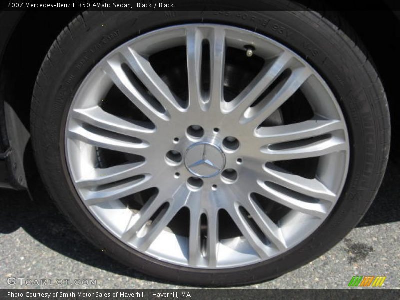 Black / Black 2007 Mercedes-Benz E 350 4Matic Sedan