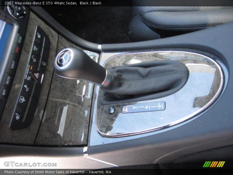 Black / Black 2007 Mercedes-Benz E 350 4Matic Sedan