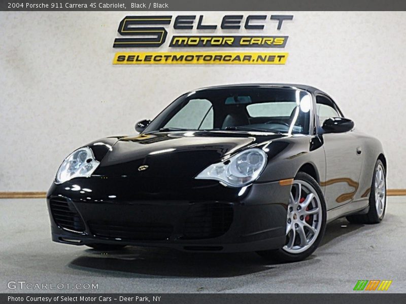 Black / Black 2004 Porsche 911 Carrera 4S Cabriolet