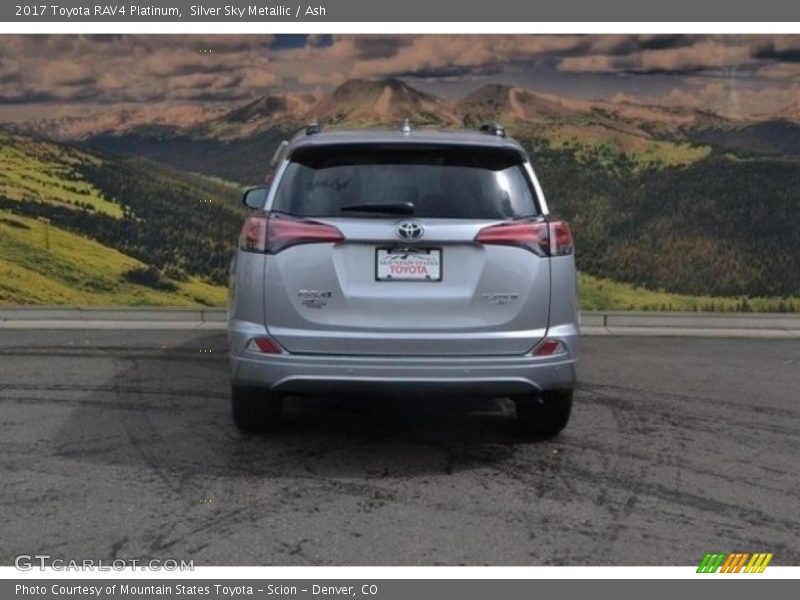 Silver Sky Metallic / Ash 2017 Toyota RAV4 Platinum