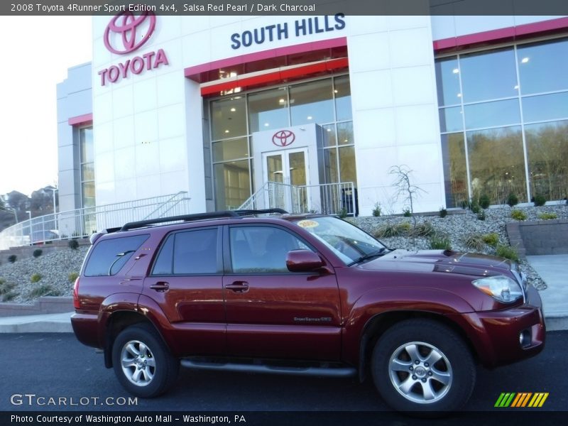 Salsa Red Pearl / Dark Charcoal 2008 Toyota 4Runner Sport Edition 4x4
