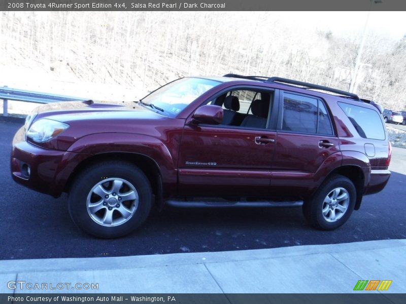 Salsa Red Pearl / Dark Charcoal 2008 Toyota 4Runner Sport Edition 4x4