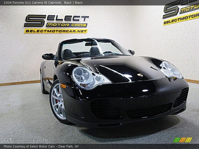 Black / Black 2004 Porsche 911 Carrera 4S Cabriolet