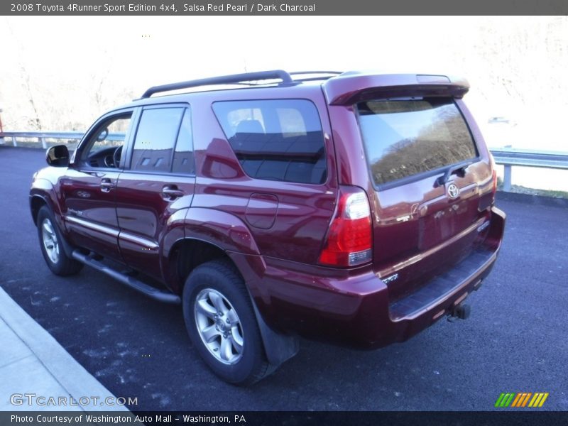 Salsa Red Pearl / Dark Charcoal 2008 Toyota 4Runner Sport Edition 4x4
