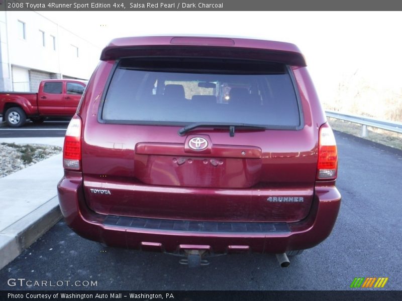 Salsa Red Pearl / Dark Charcoal 2008 Toyota 4Runner Sport Edition 4x4