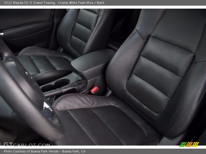 Crystal White Pearl Mica / Black 2013 Mazda CX-5 Grand Touring