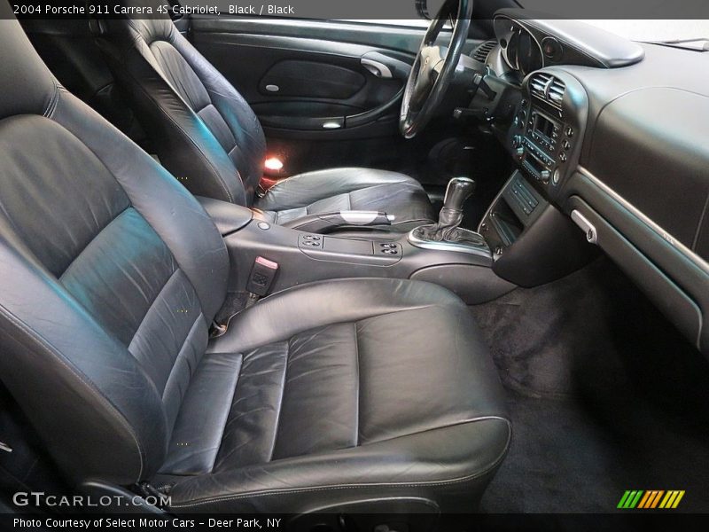 Black / Black 2004 Porsche 911 Carrera 4S Cabriolet