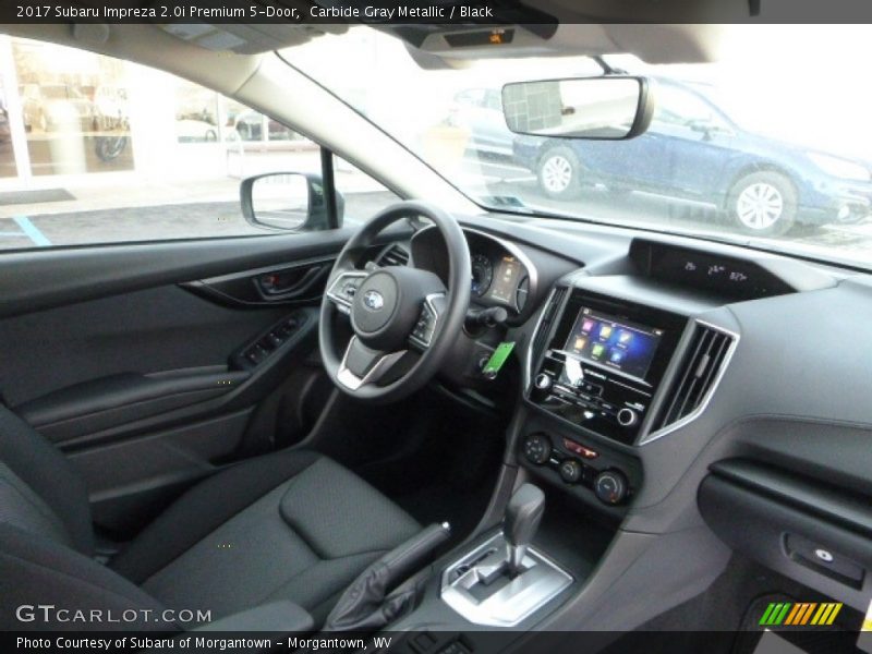 Carbide Gray Metallic / Black 2017 Subaru Impreza 2.0i Premium 5-Door