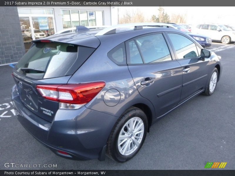 Carbide Gray Metallic / Black 2017 Subaru Impreza 2.0i Premium 5-Door