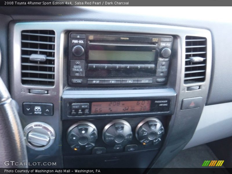 Salsa Red Pearl / Dark Charcoal 2008 Toyota 4Runner Sport Edition 4x4