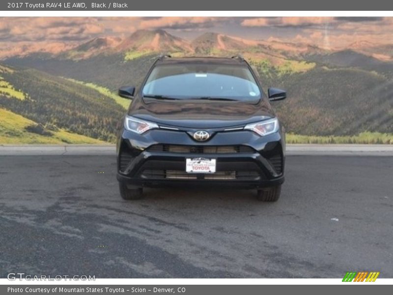 Black / Black 2017 Toyota RAV4 LE AWD