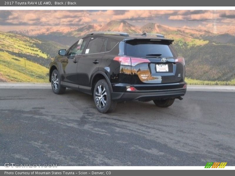 Black / Black 2017 Toyota RAV4 LE AWD