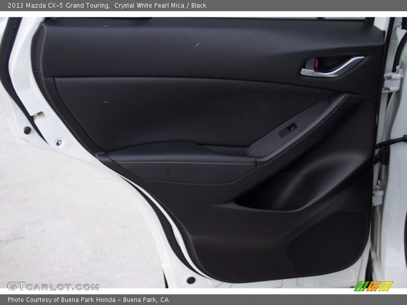 Crystal White Pearl Mica / Black 2013 Mazda CX-5 Grand Touring
