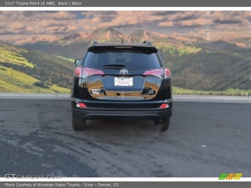 Black / Black 2017 Toyota RAV4 LE AWD