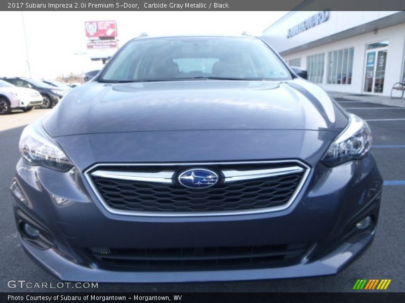Carbide Gray Metallic / Black 2017 Subaru Impreza 2.0i Premium 5-Door