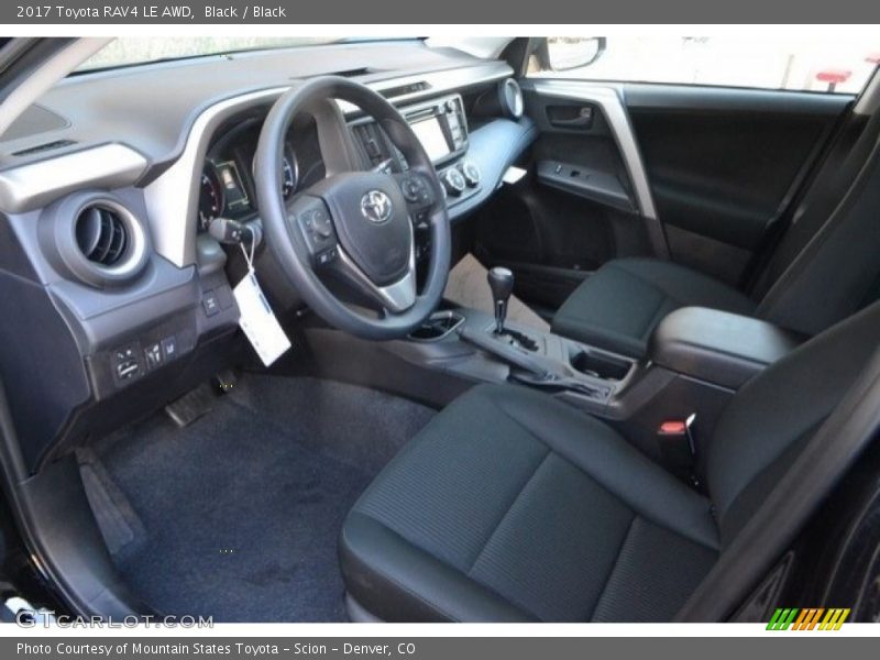 Black / Black 2017 Toyota RAV4 LE AWD