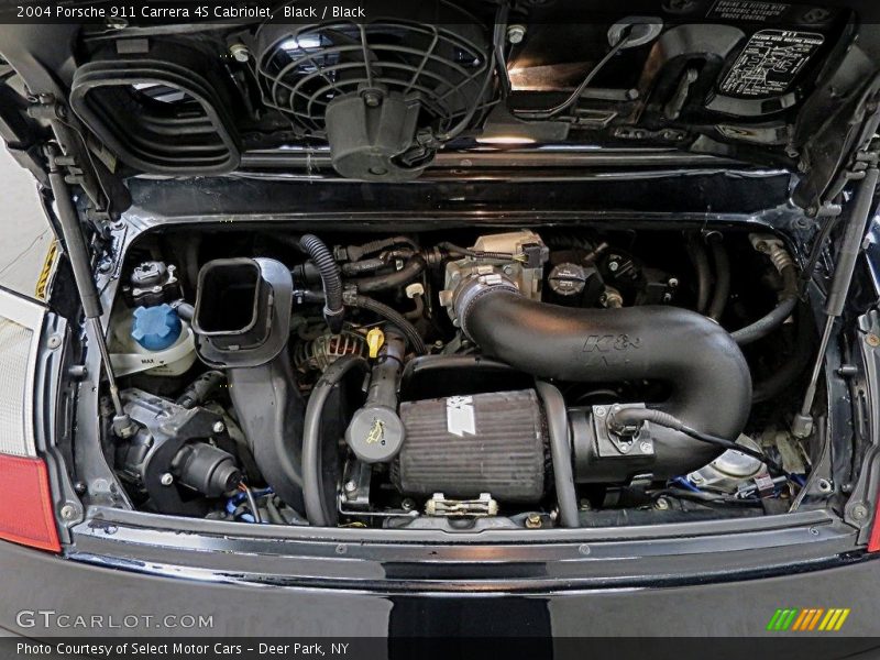 Black / Black 2004 Porsche 911 Carrera 4S Cabriolet