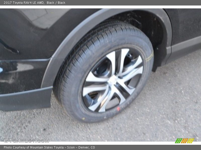 Black / Black 2017 Toyota RAV4 LE AWD