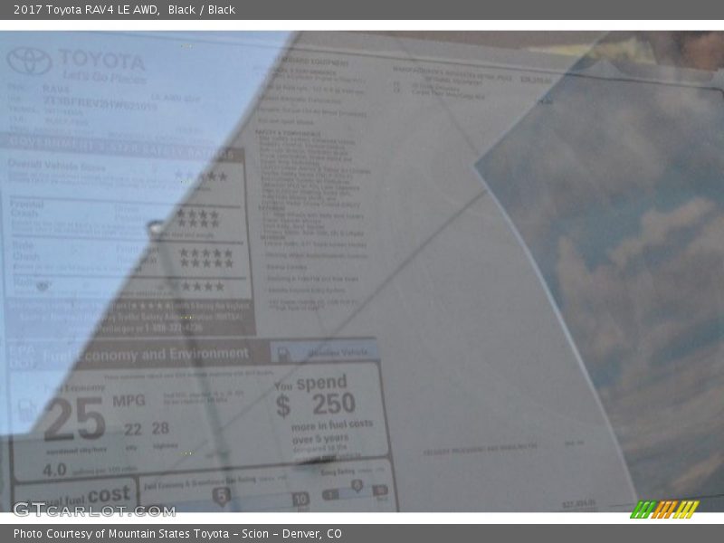 Black / Black 2017 Toyota RAV4 LE AWD