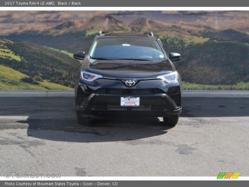 Black / Black 2017 Toyota RAV4 LE AWD