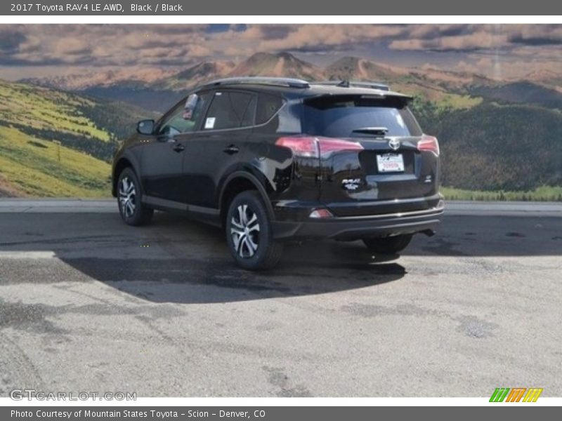 Black / Black 2017 Toyota RAV4 LE AWD