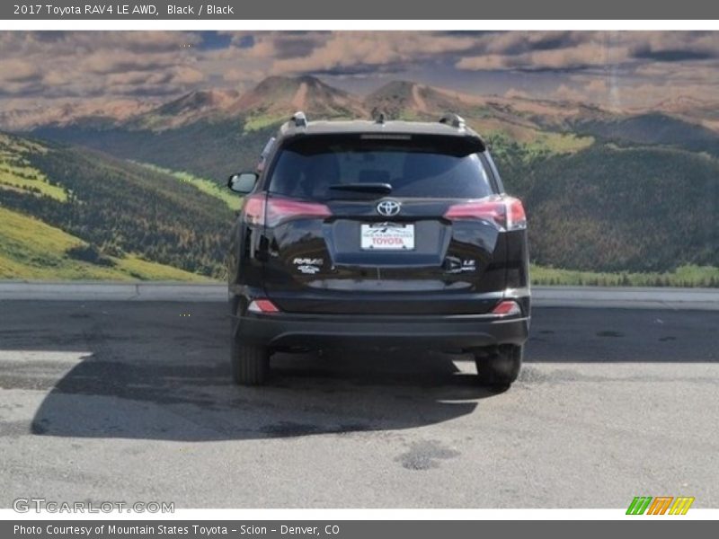 Black / Black 2017 Toyota RAV4 LE AWD